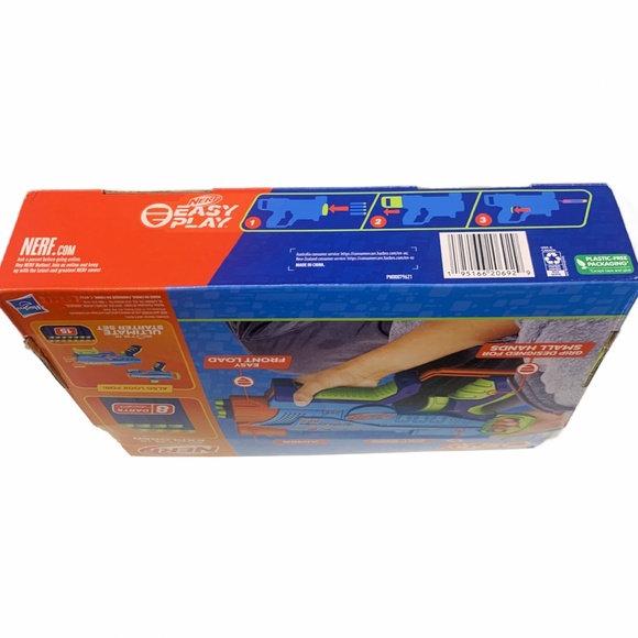 SOLD - 2x Hasbro Nerf Gun Easy Play Elite Jr Explorer Blaster with 8 Darts Toy - Picture 9 of 10